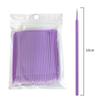 100pcs Micro Brushes Cotton Swab Eyelash Extension Disposable Eye Lash Glue Cleaning Brushes Applicator Sticks Makeup Tools