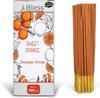 Sweet Orange 100%-Natural-Incense-Sticks Handmade-Hand-Dipped Organic-Chemicals-Free for-Purification-Relaxation-Positivity