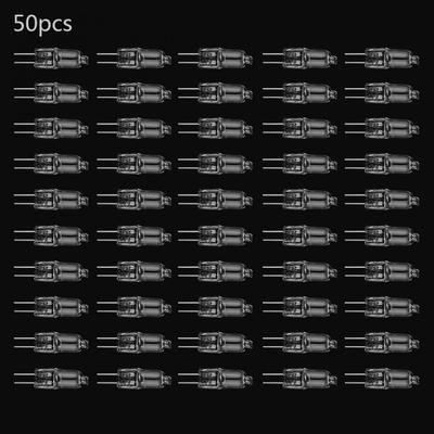 50 шт. G4 12 В 10 Вт/20 Вт галогенные лампы капсульные лампы теплые белые прозрачные лампы