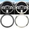 Carbon Fiber Car Steering Wheel Cover Car Accessories For Envision GS GL6 GL8 Avenir Riviera Lesabre Velite Verano
