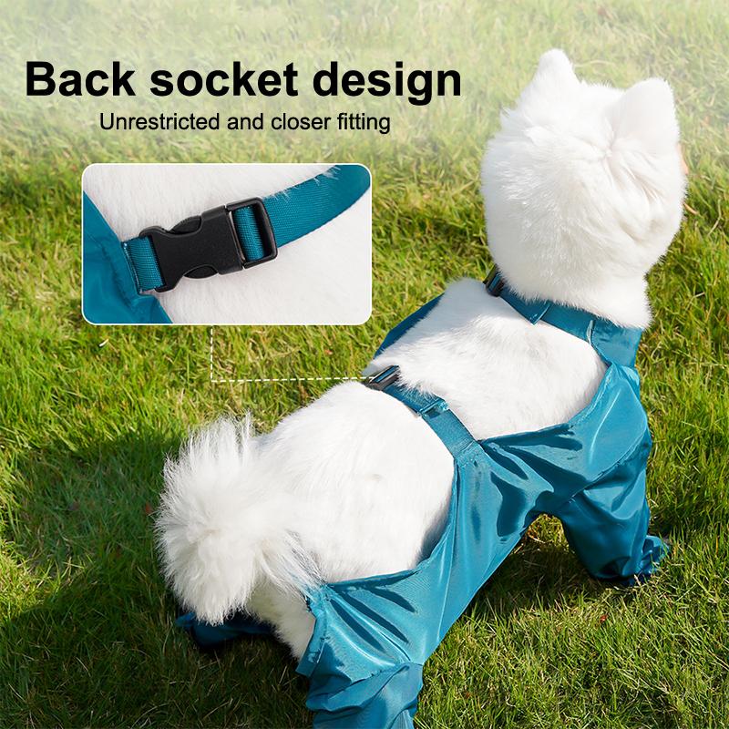 Pet Out Wrap Belly With Legs Пыленепроницаемые штаны для выгула собак Грязенепроницаемая одежда Дождевик для собак Товары для одежды