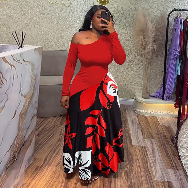 8162 Женское платье с принтом пэчворк, приталенное, весна/лето - Европейский/Американский стиль