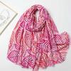 New Fashion Luxury Ladies Women Scarf Female Cotton Linen Shawl Tassel Four Seasons Versatile Floral Muslim Hijab 90*180cm