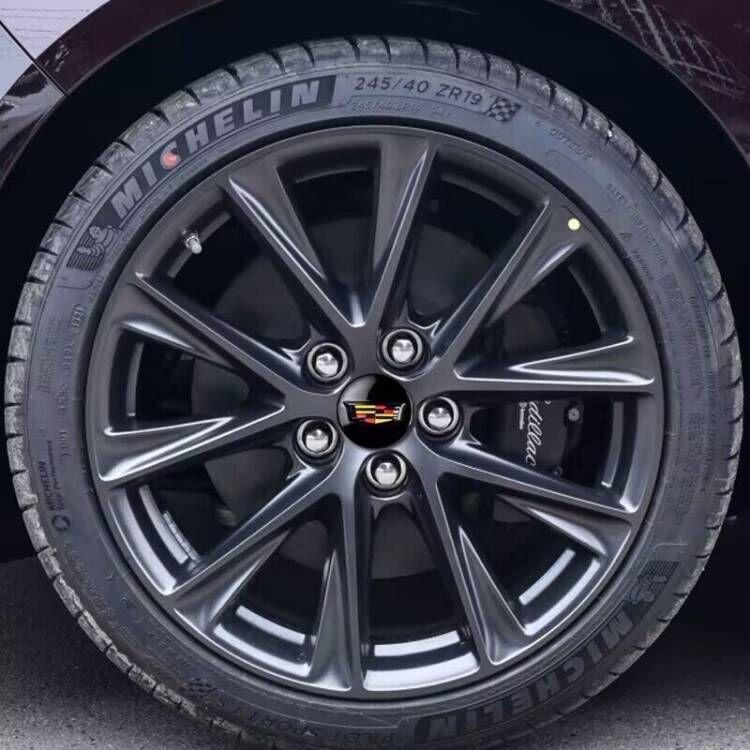 4pcs 66mm Wheel Center Hub Cover Caps Accessories for Cadillac XT5 XT6 CT5 CT6 XTS CT4 Auto Tire Emblem Car Styling OEM 9597375