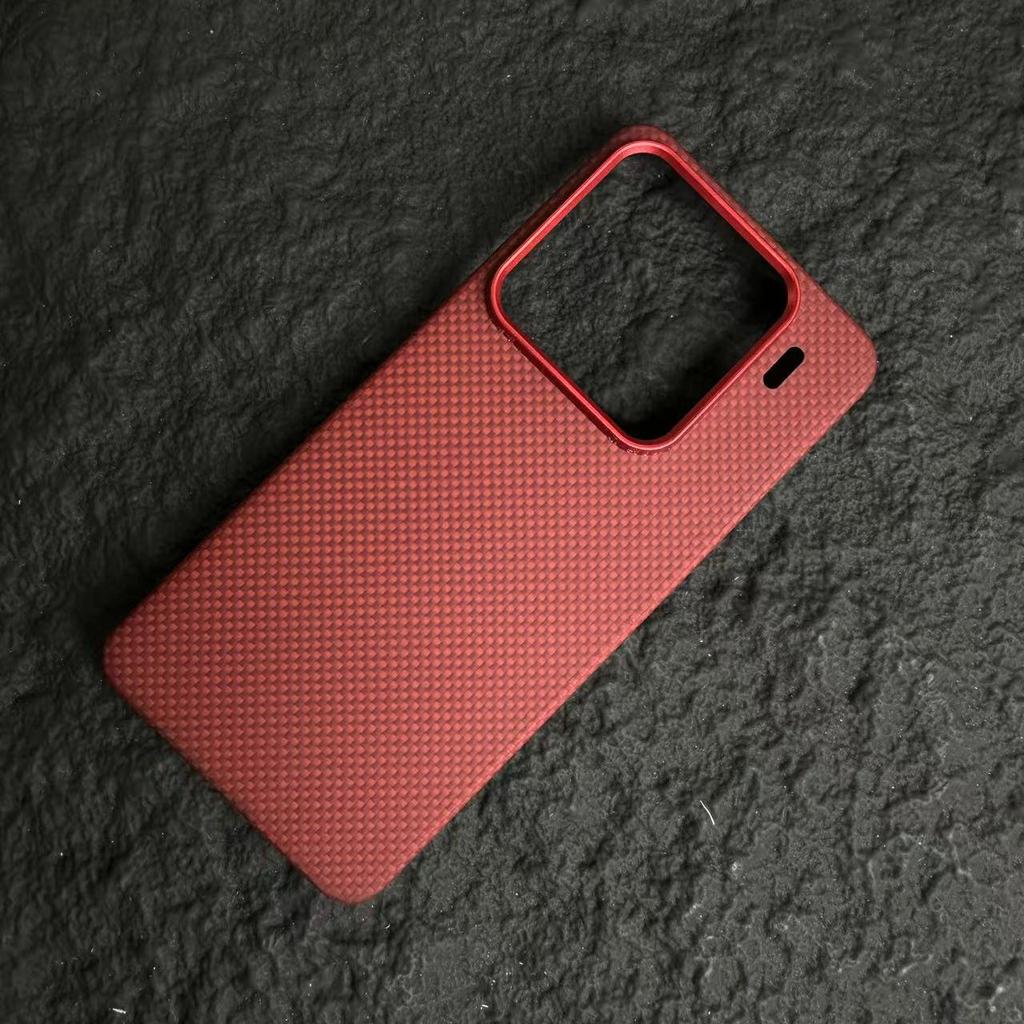 Чехол для телефона Xiaomi 15/15 Pro из ультратонкого арамидного волокна Kevlar Magnetic