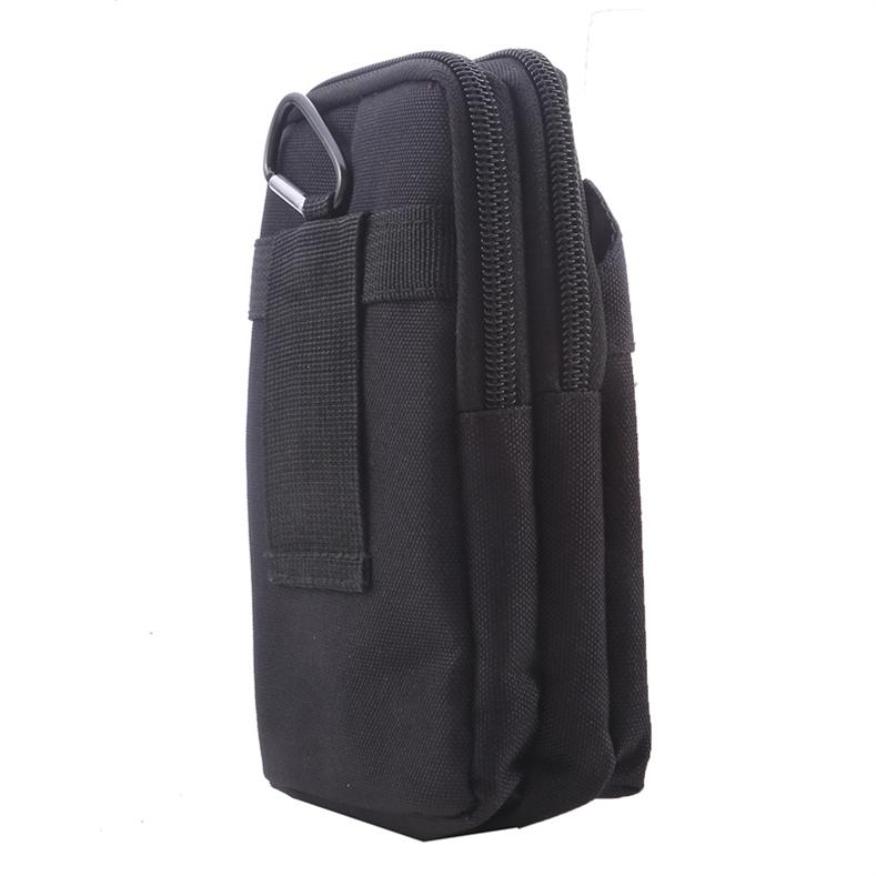 Vertical Single/Double-Layer Mountaineering Buckle Waterproof Belt Waist Bag Outdoor Running Mobile Phone Bag For Men