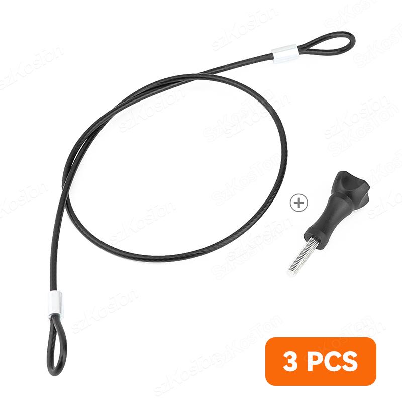 60 см переносной ремень безопасности из нержавеющей стали шнурок на запястье для Go Pro 12 Insta360 X4 DJI аксессуары для спортивной камеры