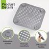 Silicone Anti-Clogging Drain Hair Catcher ShowerCover with DebrisFilter Easy-CleanGridSystem for Bathtub Sink and Bathroom Drain