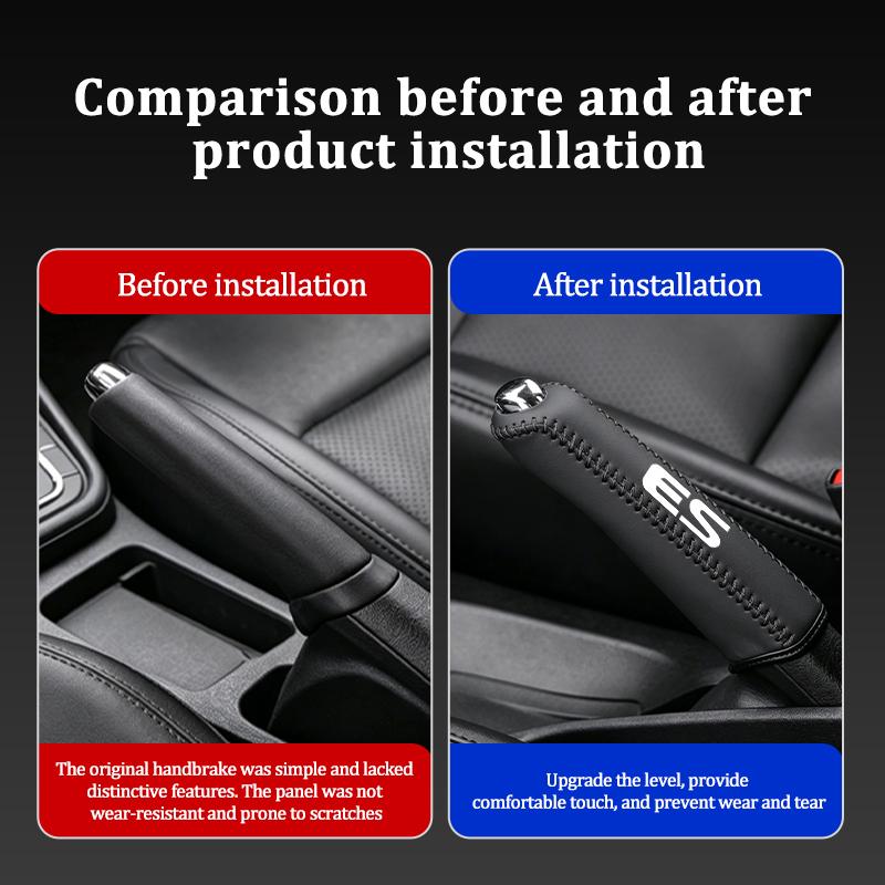 CKU5 Car Handbrake Grips Hand Brake Cover Protection Cover For Lexus CT200H ES250 ES300H IS250 IS200 GS300 GS460 GX470 LS400