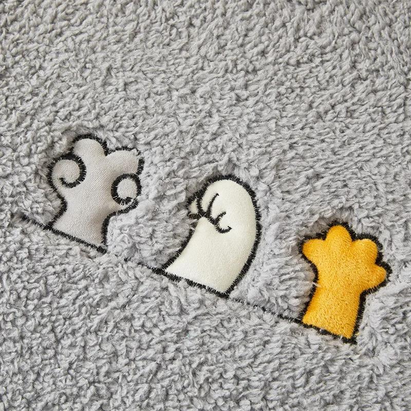 1 шт. Зимний толстый чехол для дивана из овечьей шерсти, нескользящее и не пачкающееся полотенце для сиденья, нордический светлый роскошный плюшевый чехол для дивана, подходит для домашних животных