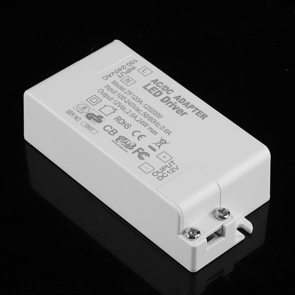 AC 100 240V To 12V LED Driver 12W Constant Voltage Power Supply Adapter For SMD LED Strip Light Home Lighting