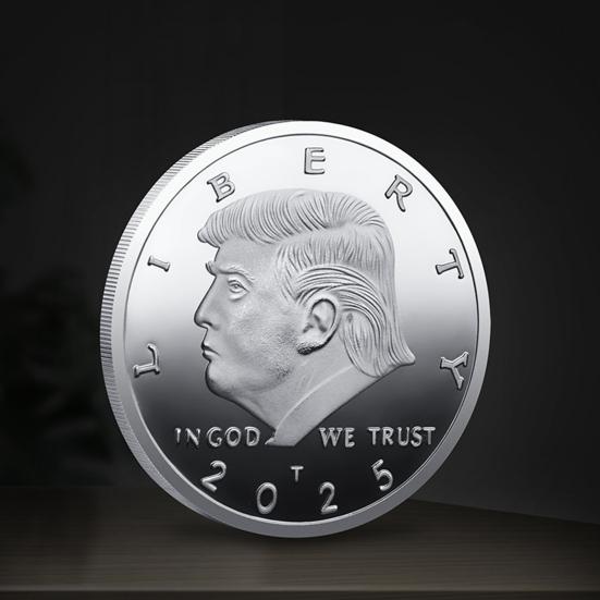 Памятная монета Liberty, металлическая монета с изображением Трампа, 47-й президент США, коллекционный жетон, подарок сторонникам MAGA/KAG
