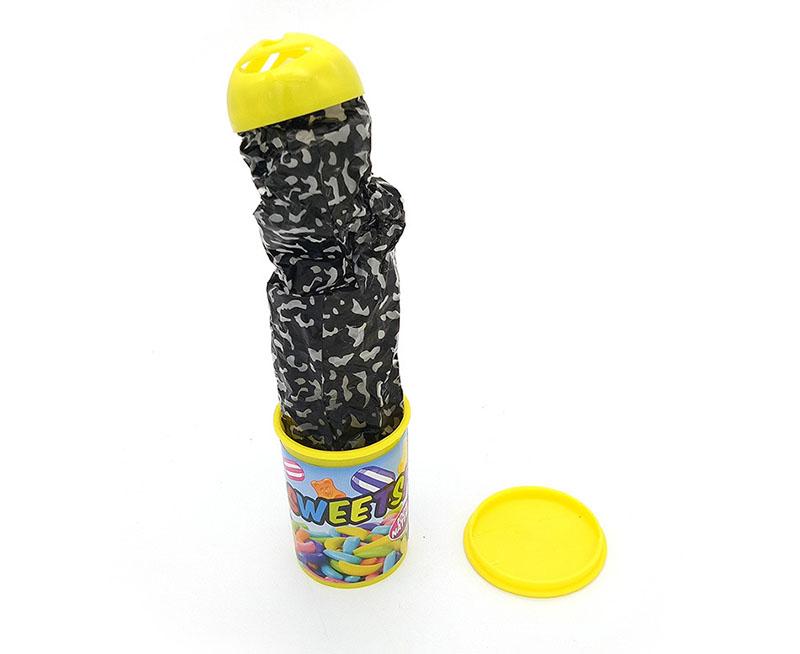 Забавные картофельные чипсы могут прыгать, весенняя игрушка-змея, подарок, День дурака, украшение для Хэллоуина, вечеринки, шутки, розыгрыши, забавные игрушки-шутки