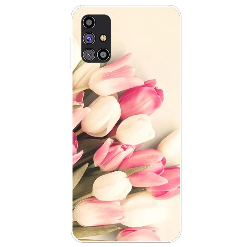 Чехол для телефона Samsung M31s Мягкий силиконовый чехол TPU для Samsung Galaxy M31s Чехол M31 SM 31S GalaxyM31 Бампер Coque