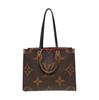 [Б/У] Onthego MM 'Коричневый Giant Monogram/Коричневый Monogram Reverse Canvas' - Очень хорошее состояние #VO5LXI