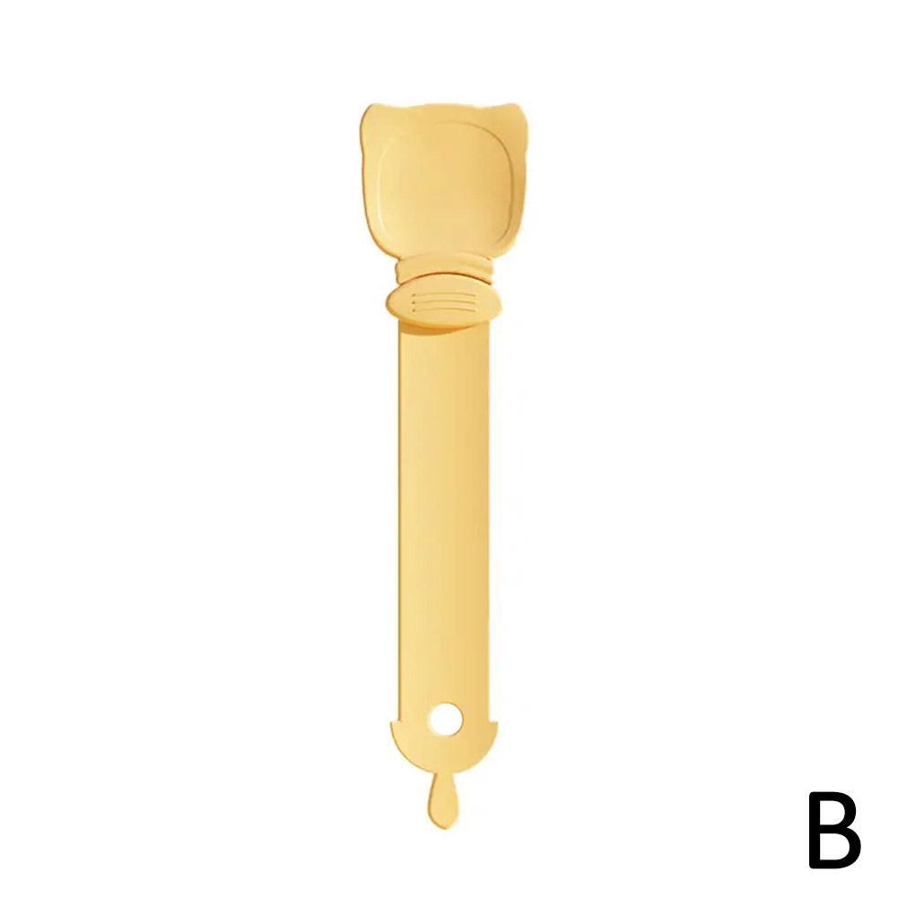 Cat Strip Feeder Spoon Spoon Handle Cat Food Strip Squeezer Pet Meat Mud Food Squeeze Treat Dispense Spoon For Cats Pet Supplies