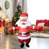 Рождественский надувной костюм для взрослых, надувной костюм Санта-Клауса с нагнетателем, ролевая игра, рождественский реквизит для мужчин и женщин