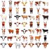 50Pcs Cute Cow Cartoon Stickers Animals Cattle Graffiti Kids Toy Skateboard Phone Laptop Luggage Sticker Decals