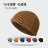 Патч маленькая этикетка шерстяная шапка повседневная универсальная короткий козырек уличный хип-хоп мужская осенне-зимняя модная шапка-дыня