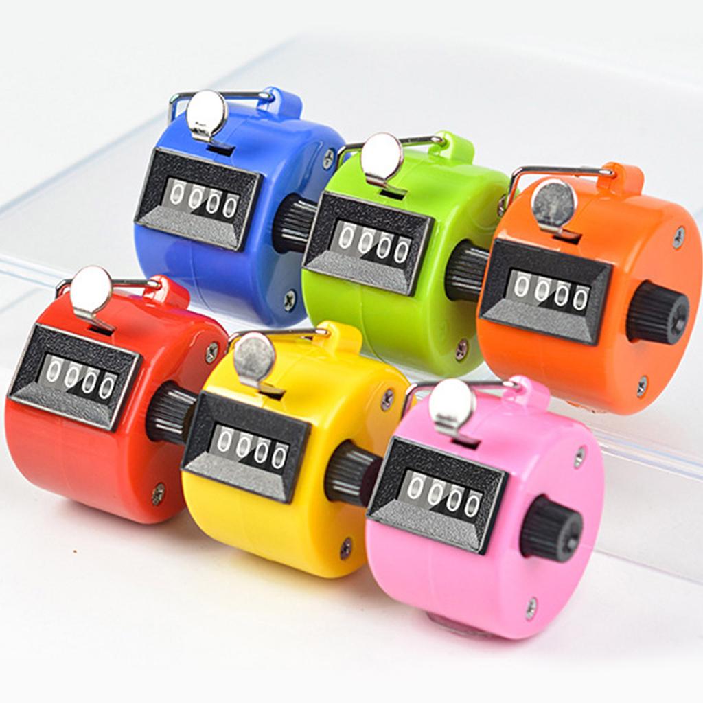 Ручной счетчик, механические счетчики, кликеры, 4-значный счетчик чисел, кликеры, счетчики шагов для обучения гольфу