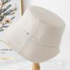 Solid color new spring and autumn outdoor versatile sunscreen showing face small bucket hat personalized leisure vacation street basin hat