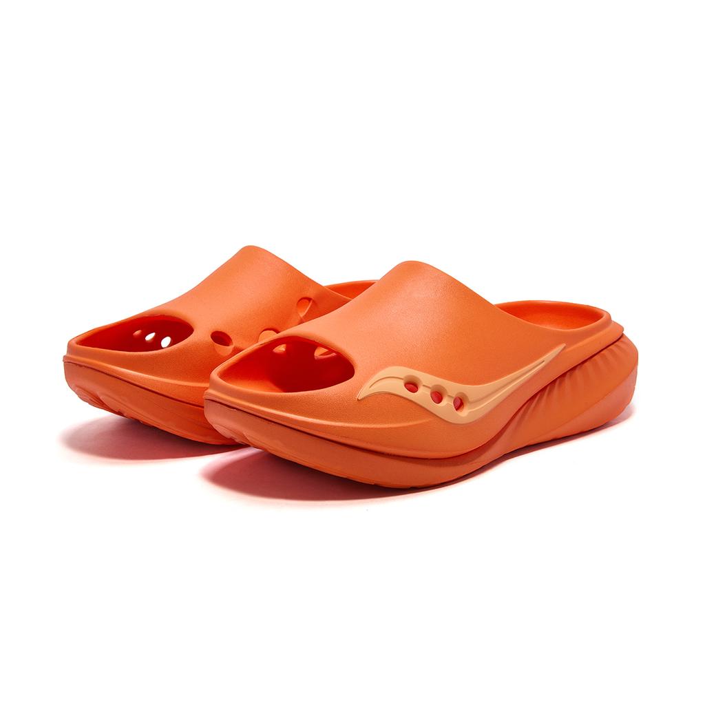 SAUCONY Сандалии-шлепанцы Cradle 3, удобные, мягкие, унисекс, оранжевые, S28283-3