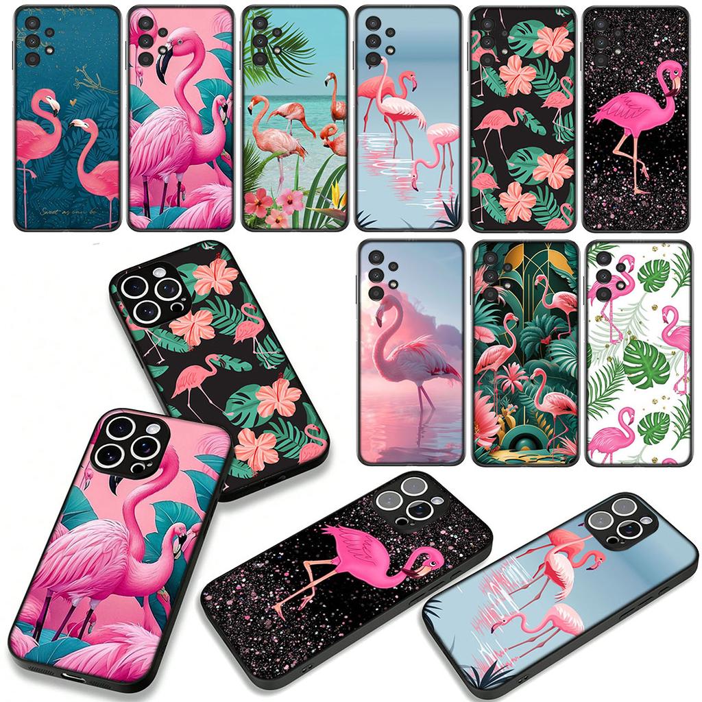 Flamingos Animal Phone Case for Motorola Moto G54 G05 G24 G67 G55 G75 G9 G85 G15 G57 G86 Power Edge 50 30 Ultra Fusion neo Pro