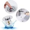 Strainer Hair Catcher Bathroom Sink Plug Basin Spring Core Basin Drain Filter Pop-Up Bounce Core