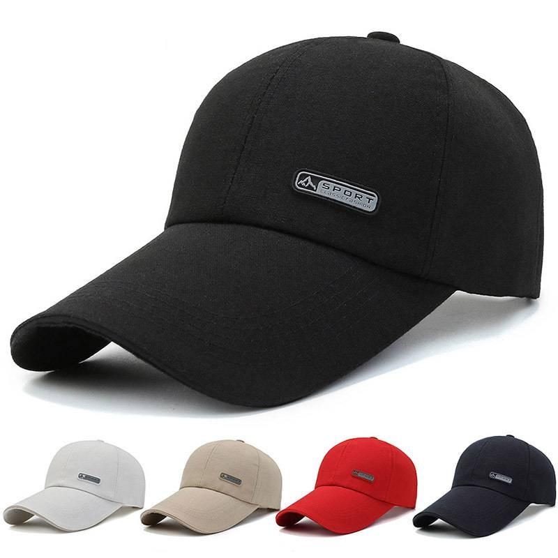 Summer Baseball Cap For Men Stylish Cotton Breathable Sun Protection Outdoor Headwear