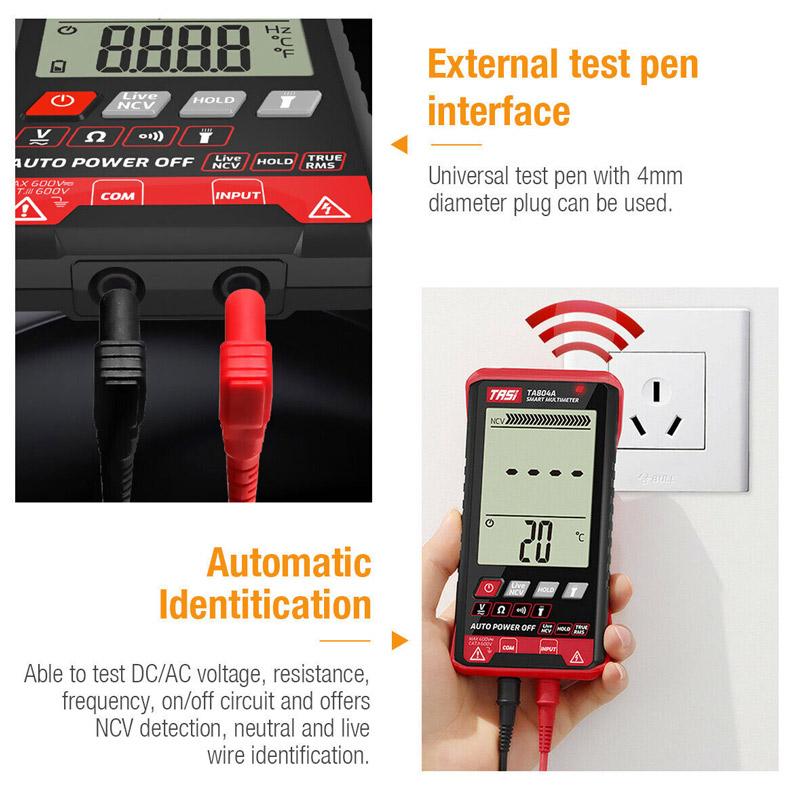 Цифровой мультиметр Вольтметр Амперметр переменного и постоянного тока Вольт Омметр Тестер Автоматический диапазон