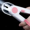 Cat Dog Nail Clippers and Trimmer, Claw Scissors with LED Light To Avoid Over-Cutting, Hidden Nail File & Razor Sharp Blade