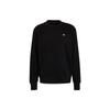 Solid Color Logo Print Crew Neck Sweatshirt Men Tops Black H45395