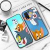 Мягкий чехол JT47 Cat Tom and Mouse Jerry для OPPO Reno 8 6 5 4 Pro Plus Find X3 A17 A3 A31 A38 A40 A53 A54 A55 A74 A76 A78 A77 A80 A94 A95 A96 Lite