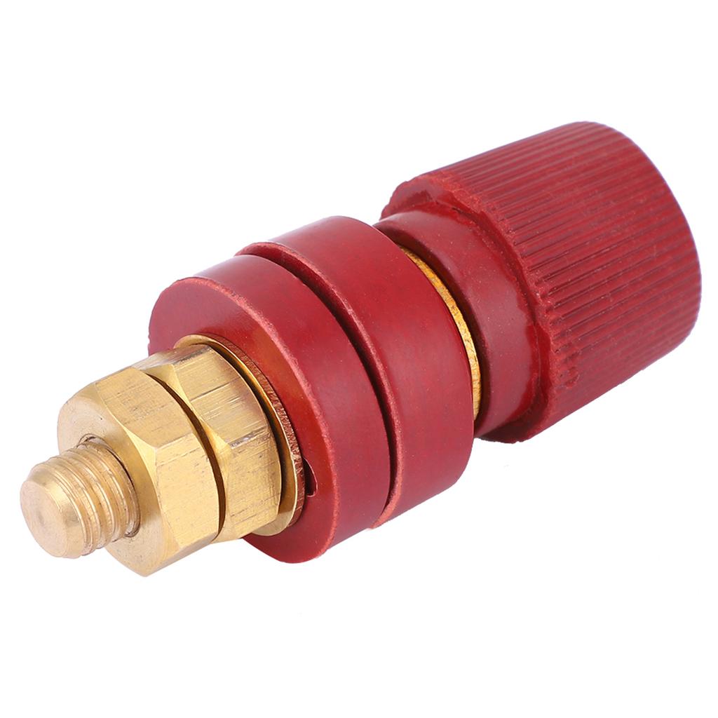 2pcs 555 Type Binding Post Brass Pillar Terminal Block M8 Thread 0V 380V 200A