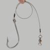 1pcs Big Stainless Steel Big Game Fishing Hooks Fish Tuna Bait Fishhooks Large Hook Large Shark Hook Front Line