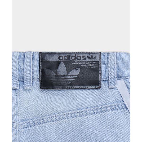 adidas Оригинальные Джинсы Adilenium Деним Свободные Спортивные На Молнии С Тремя Полосками Мужские джинсы KX4822