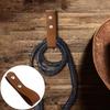 2Pcs Faux Leather Whip Holster Handmade Reliable Stylish Long Lifespan Belt Loop for Horse Riding Whips