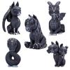 New Mythology Cute Animal Statue Cerberus Unicorn Dragon Griffin Ouroboros Resin Sculpture Decorative Figurine Mini Home Decor Gift