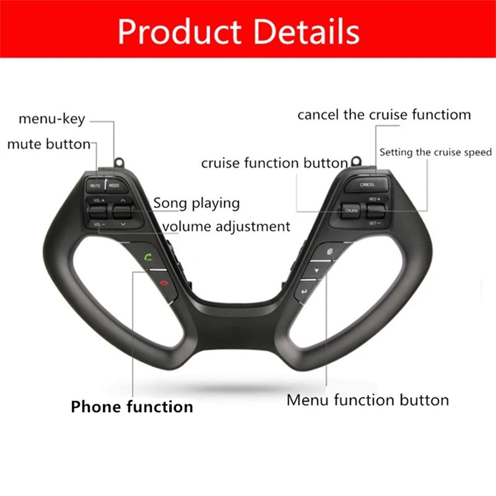 Переключатель круиз-контроля на руле для KIA K3 13-18 Forte 14-16 Cerato 2013 2014