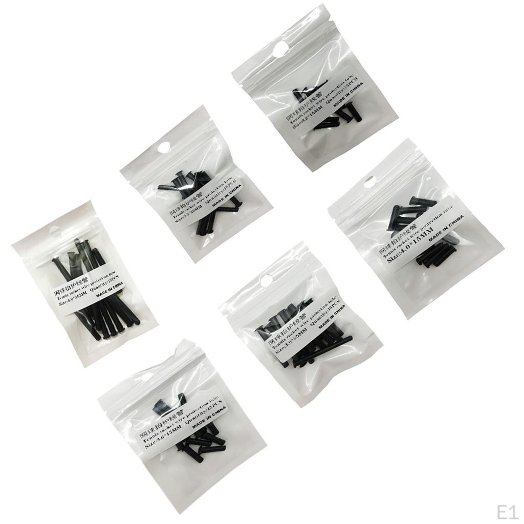 15 Piece Tennis Racket Eyelets Boards Spare Accessories Black