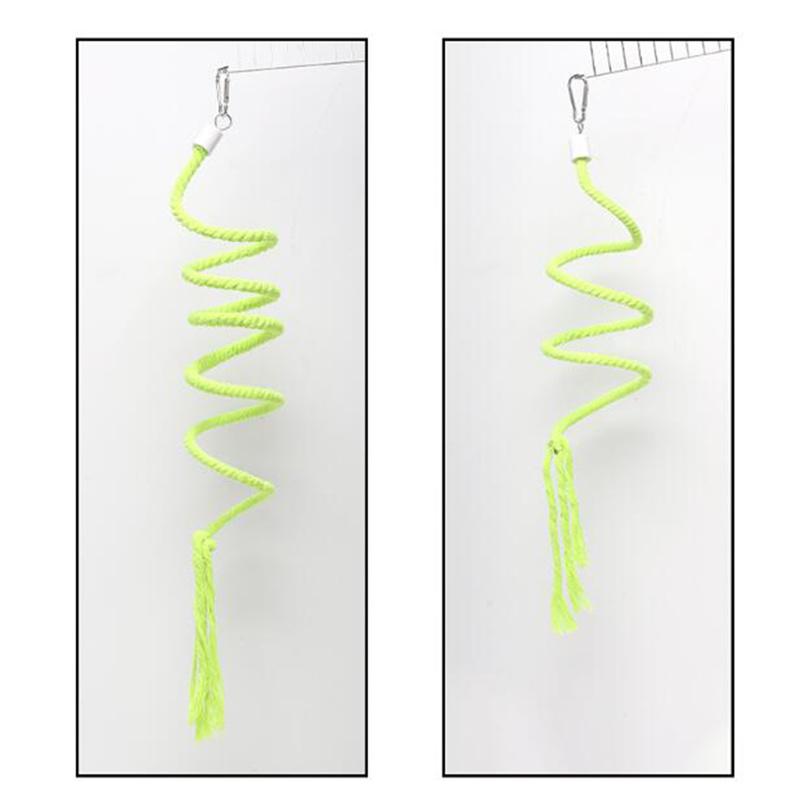 1 шт. Игрушки для птиц Качели Жевательные Тренировочные игрушки Маленький попугай Подвесной гамак Клетка для попугая Колокольчик Жердочка Игрушки с лестницей Товары для питомцев