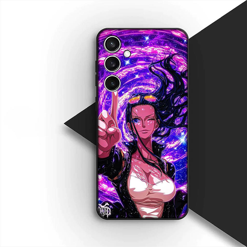 Cover for Samsung Galaxy S24 S25 S23 FE Ultra Plus S7 Edge S25+ S23+ A56 5G Phone Case Nico Robin Roronoa Zoro One Luffy Pieces
