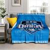 Nk Osijek Crest Design Blanket Suitable for Sofas, Beds, Offices, And Camping - Perfect Gift for Halloween Christmas