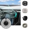 Plastic Car Air Outlet Fan Heat Dissipation Car Rear Seat Fan USB Cooling Fan  Summer