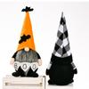 Long Beard Halloween Elf Dwarfs Dolls Bat Orange Hat Halloween Gnomes Decorations  Room Decor