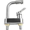 Basin Faucet Kitchen Sink Faucet 304 Stainless Steel Tap Cold And Hot Mixer Tap Deck Mounted Bathroom Washbasin Faucet