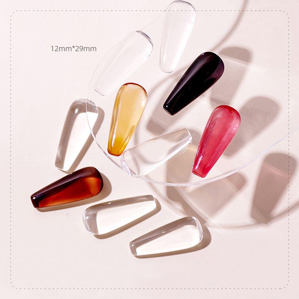 Card Round Shape Glass Color Card Nail Polish Gel Display Tablet Nail Color Showing Nail Art Tool