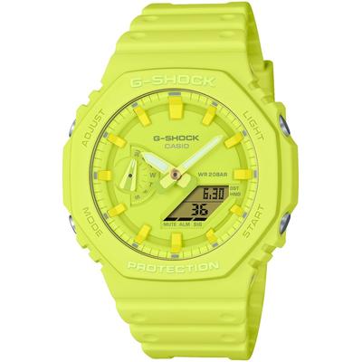 [Casio] ЧасыTONE-ONTONE series GA-2100-9A9JF мужские Volt Yellow