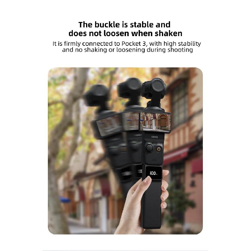 Рукоятка-аккумулятор Dji Osmo Pocket 3/Pocket 4, 5000 мАч, портативная рукоятка с аккумулятором, подходит для расширенного питания