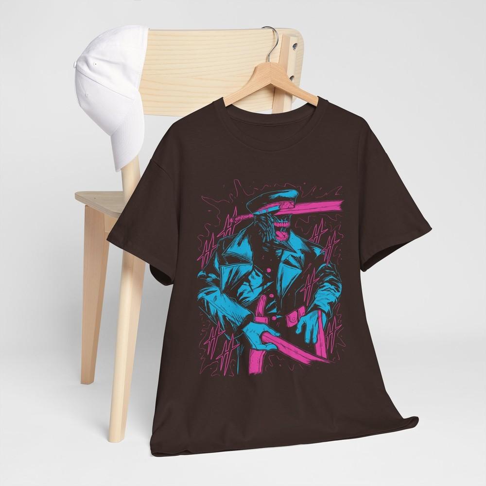 Chainsaw Unisex Tshirt Chainsaw Unisex Anime Csm Denji Power Black Shirt All Size